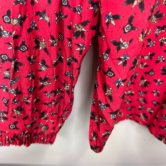 Zadig & Voltaire Tamis Liberty Floral-print Button-down Shirt Size Large - Picture 11 of 14